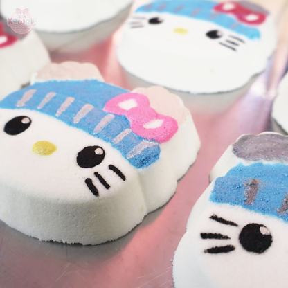 Hello Kitty Winter Wonderland Bath Bombs w/ Toy Inside