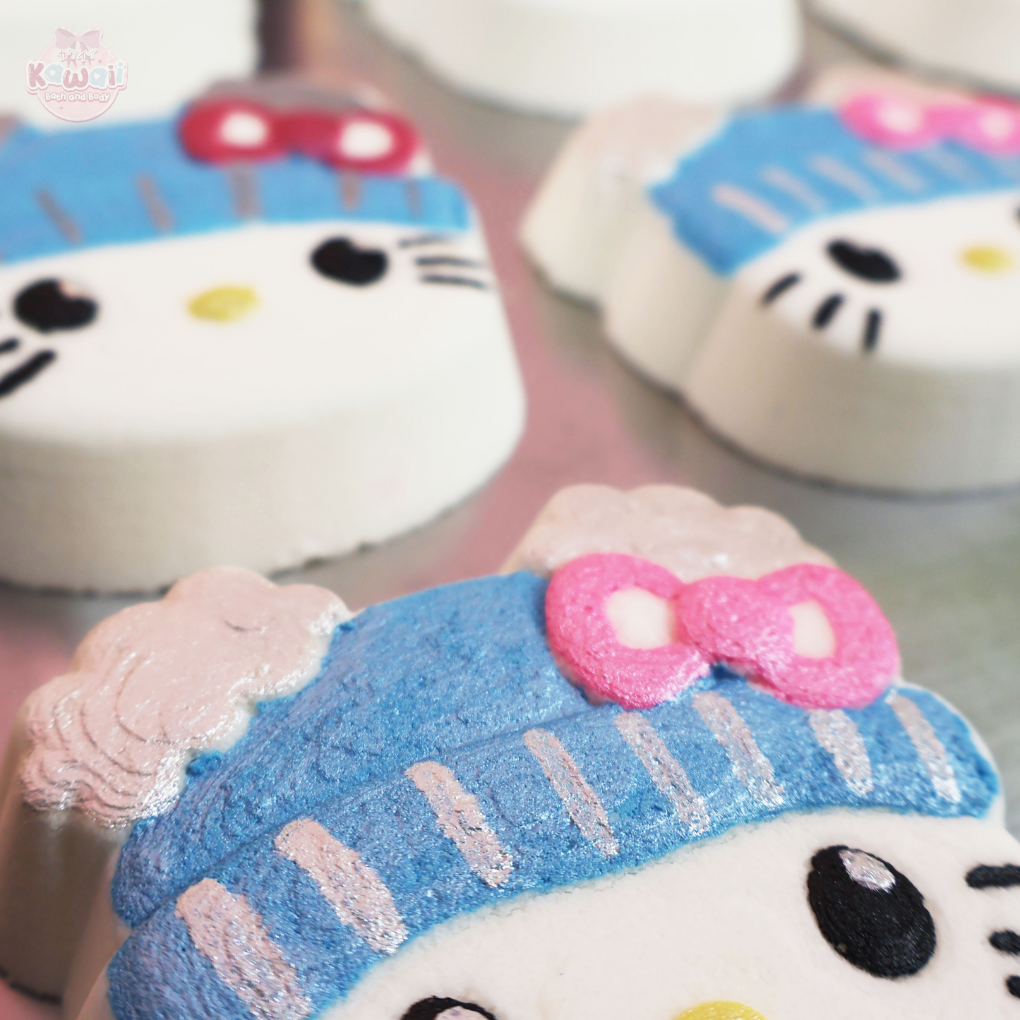 Hello Kitty Winter Wonderland Bath Bombs w/ Toy Inside