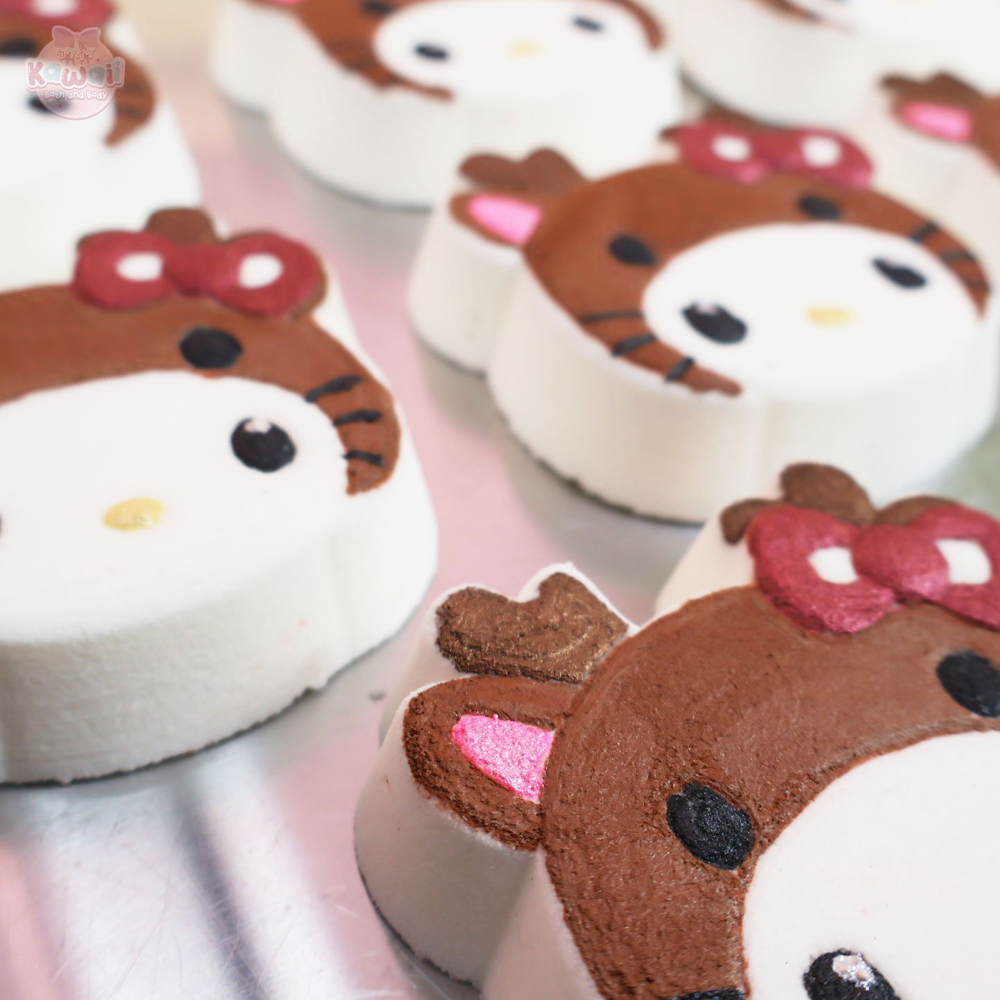 Hello Kitty Winter Wonderland Bath Bombs w/ Toy Inside