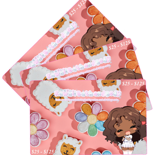 Kawaii Bath and Body Gift Cards